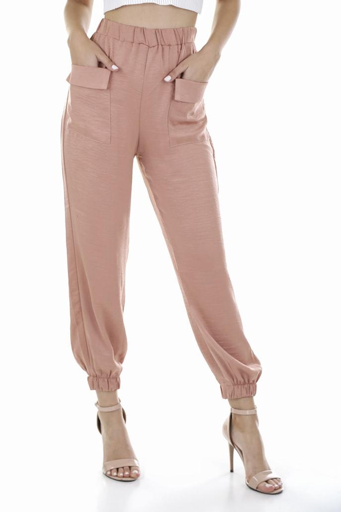 High-Waisted Tailored Pants