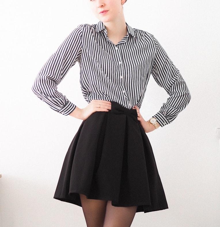 Pleated Midi Skirt